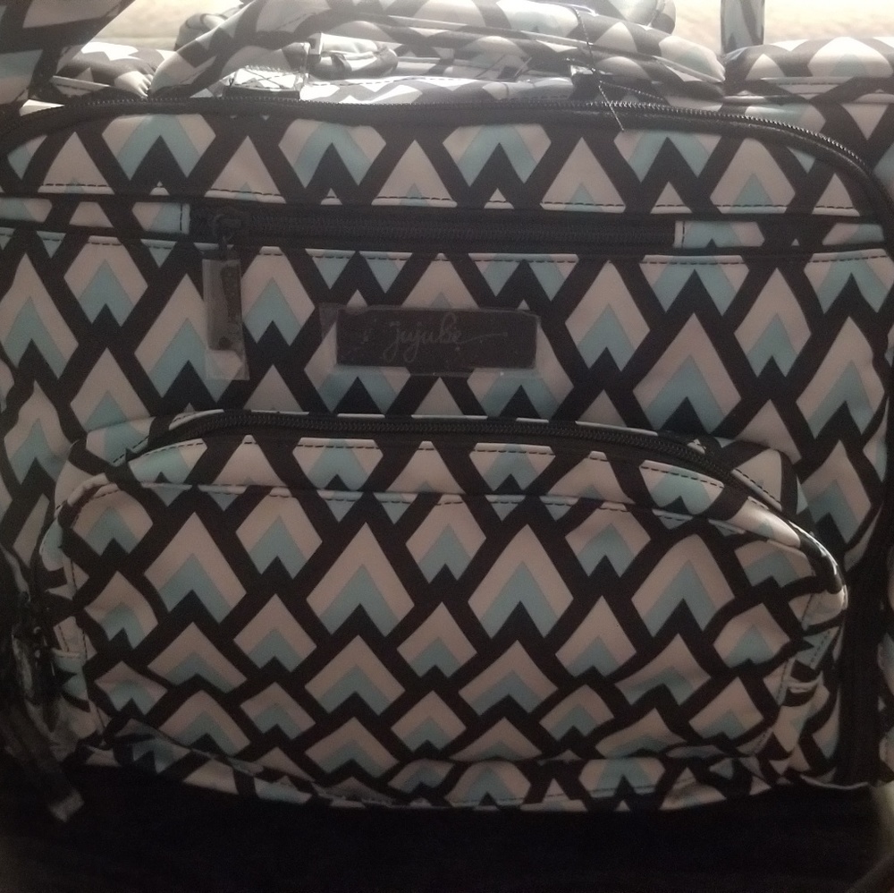 Ju ju be b.f.f diaper bag-black diamond